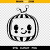 Cocomelon Svg Printable Black Cricut Free