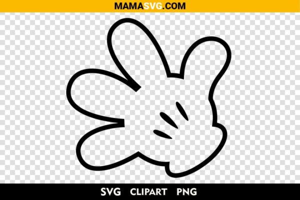 Cricut Mickey Mouse Hand Svg Free