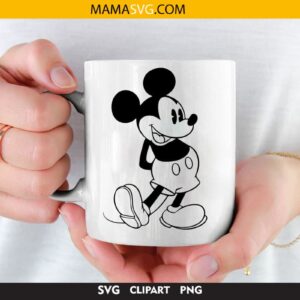 Mickey Mouse Svg Cut File Free on cup