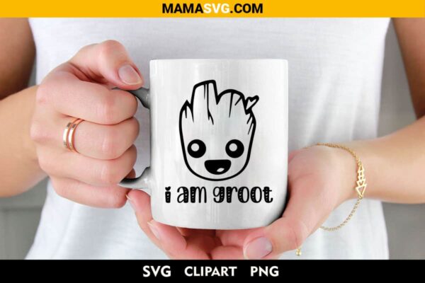 I Am Groot Svg on mug