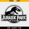 jurassic park svg black and white