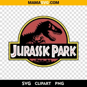 jurassic park svg colored