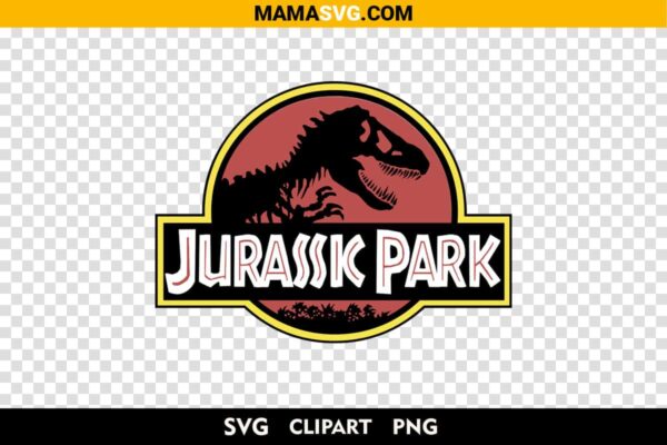 jurassic park svg colored