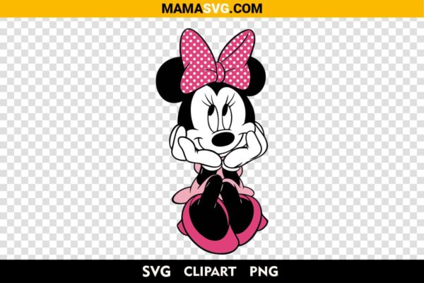 Minnie Mouse Full Body Layered Svg Free