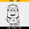 Silhouette Minion Outline Svg Free