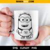 Silhouette Minion Outline Svg Free - Image 2