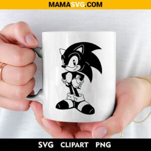 Sonic Svg design on cup