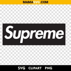 supreme logo svg silhouette