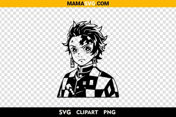 Tanjiro Kamado Anime Demon Slayer Svg Free