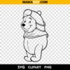 Winnie The Pooh Svg Black And White Free