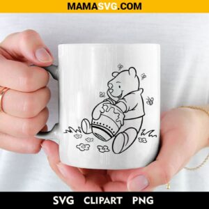 Winnie The Pooh Svg Files For Cricut on cup