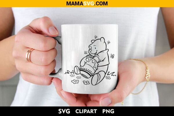 Winnie The Pooh Svg Files For Cricut on cup