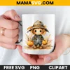 Free Happy Scarecrow Clipart with Pumpkins - Image 2