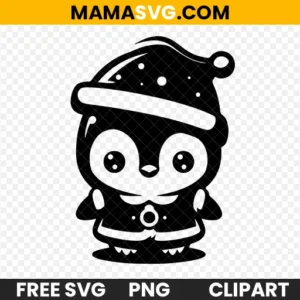 Free Cute Christmas Penguins Svg