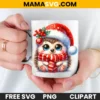 Free Watercolor Hedgehog Clipart for a Merry Christmas
