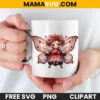 Free Regal Valentine Fairy on Throne Chair Clipart Printable - Image 2