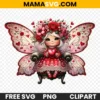 Free Regal Valentine Fairy on Throne Chair Clipart Printable